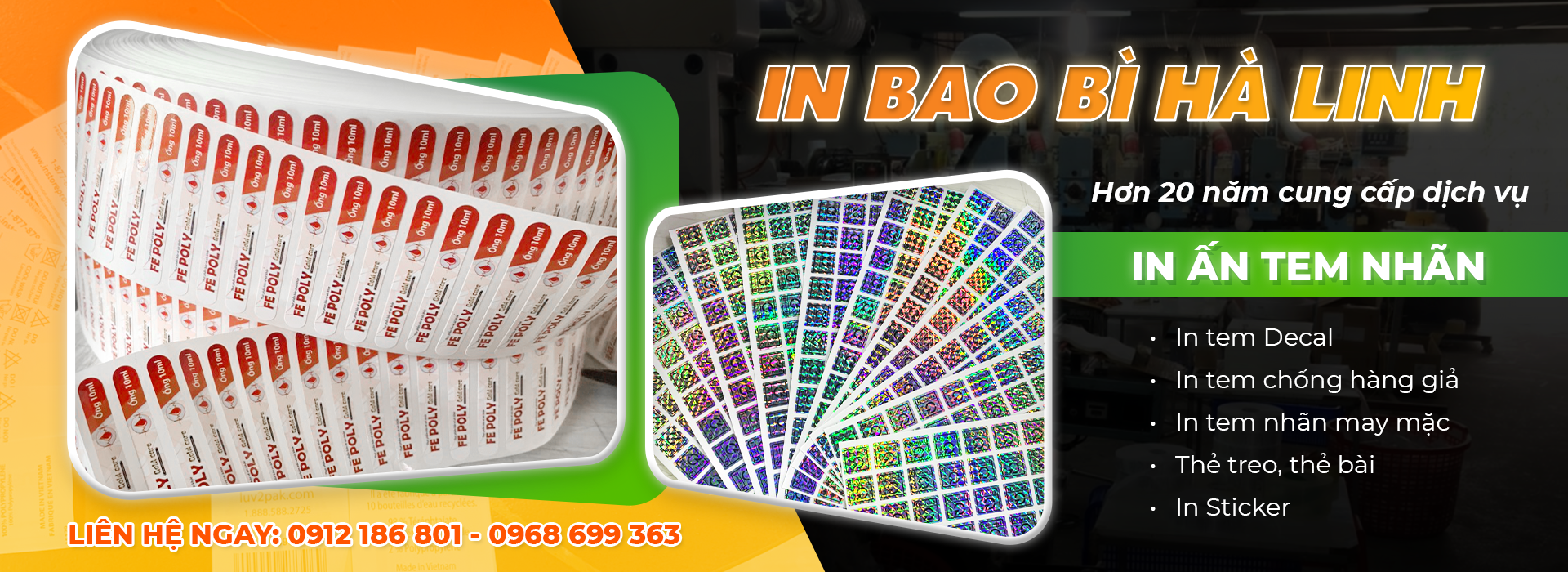 CÔNG TY TNHH IN BAO BÌ HÀ LINH